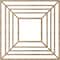 Ekena Millwork Raven Wood Fretwork Pierced Ceiling Medallion, Red Oak, 24"OD x 8 3/4"ID x 3/8"T CMWP24X24X0375RARO - alternate 2